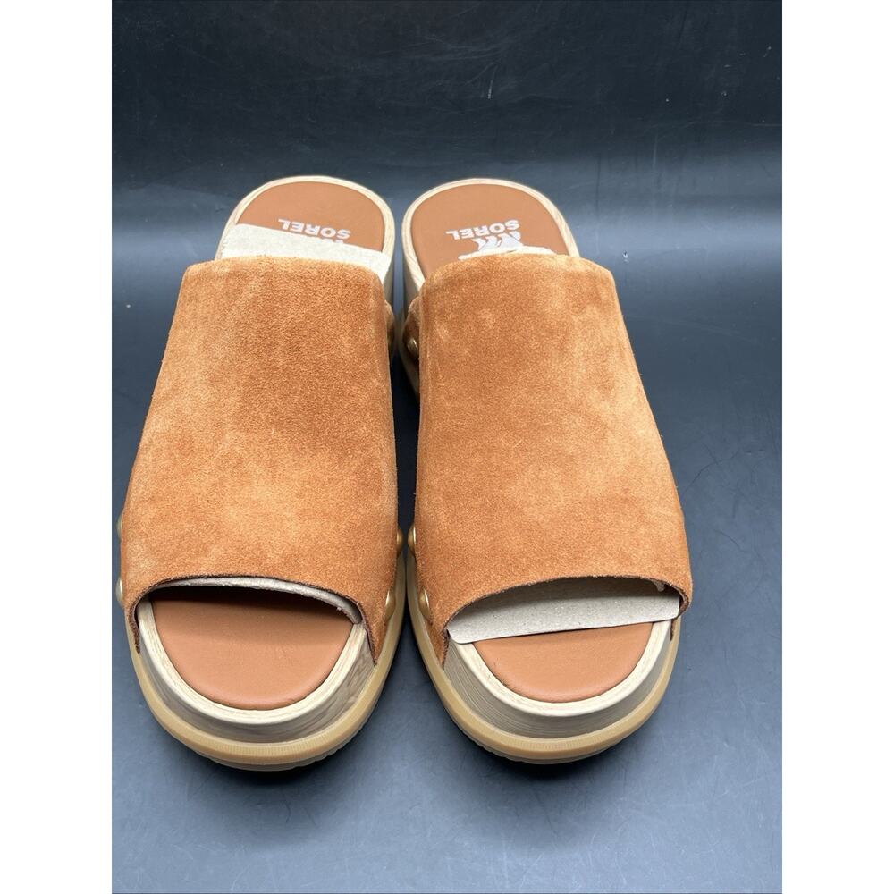 SOREL Roam'n™ Slide Women's Platform Sandals Brown US Sz 7 MSRP$175 - Picture 8 of 13
